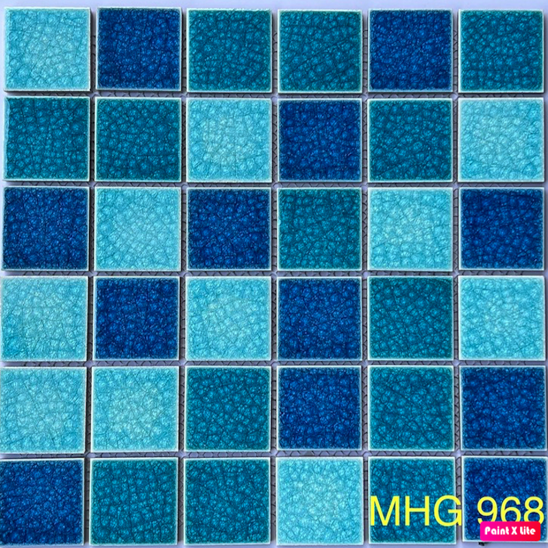 Gạch Mosaic Gốm Men Rạn 2 Lớp MHG 968